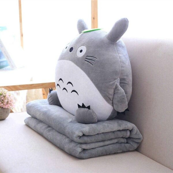 3 in 1 Multifunction Totoro Plush Toy Soft Pillow (1)