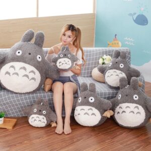 Totoro Plush Tuffed Animal Gray 22-60 Cm