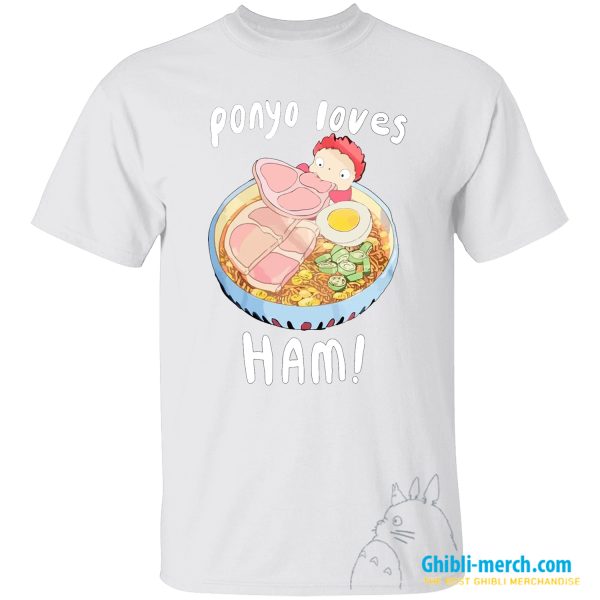 Ponyo Loves Ham T-shirt