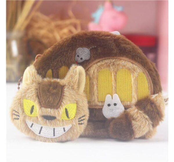 Totoro Cat Bus Plush Coin Purse