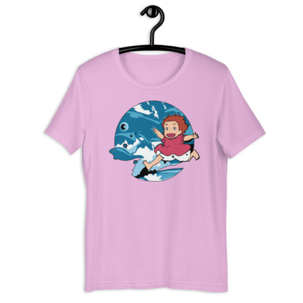Ponyo On The Waves Short-Sleeve Unisex T-Shirt