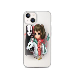 Spirited away anime character Chihiro No Face iPhone Case
