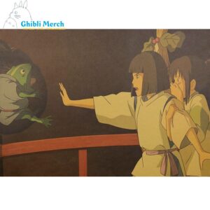 Spirited Away Haku Protects Chihiro Poster Decor By Ghibli-merch.com