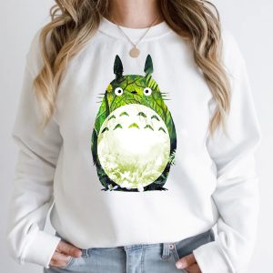 Totoro pattern forest sweatshirt