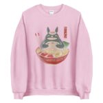Totoro in the Ramen Bowl Sweatshirt - My Neighbor Toroto By Ghibli-merch.com