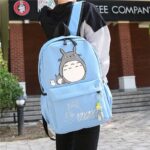 my-neighbor-totoro-backpack-for-women-girl-school -blue