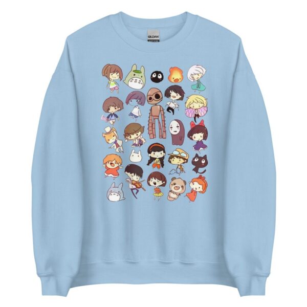 Ghibli Chibi Characters Collections Cute Sweatshirt