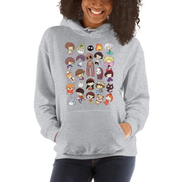 Ghibli Chibi Characters Collections Cute Hoodie