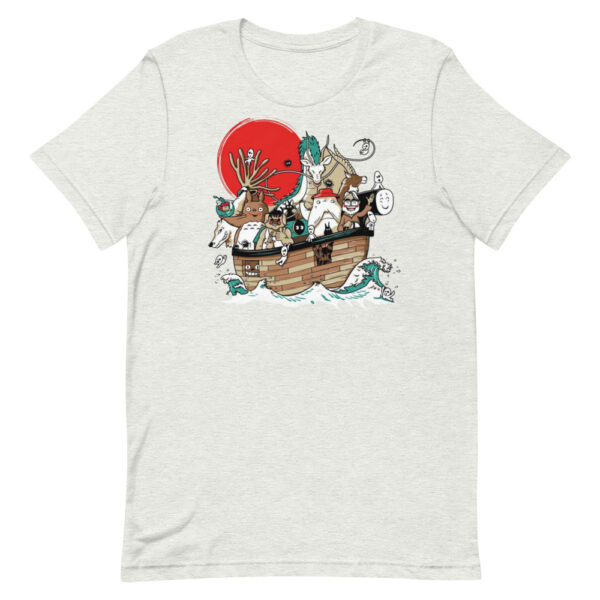 Ghibli T-shirt Characters Ghibli On The Boat