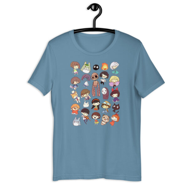 Ghibli Chibi Characters Collections Cute T Shirt