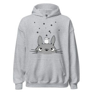 Totoro Face and Soot Sprites hoodie