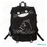 Ghibli Totoro Black and White Backpack