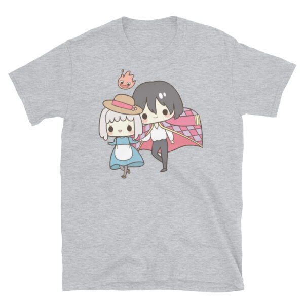 Howls Moving Castle T-Shirt Howls and Sophie Chibi