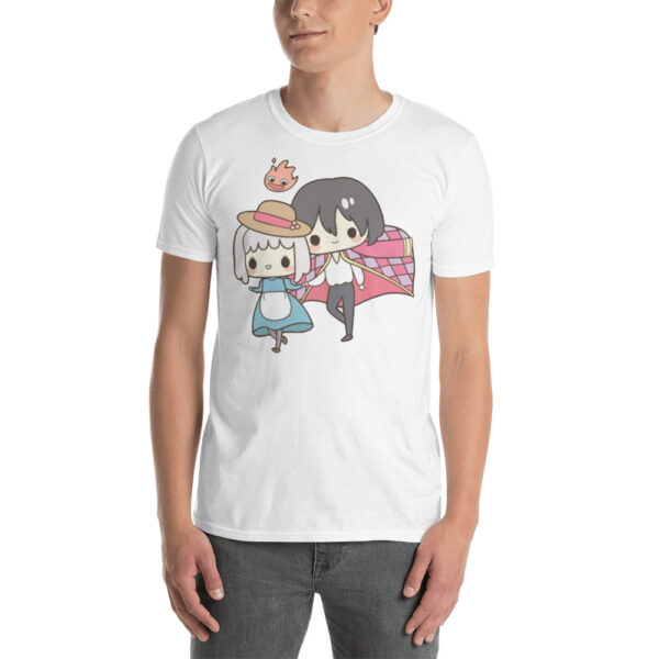 Howls Moving Castle T-Shirt Howls and Sophie Chibi
