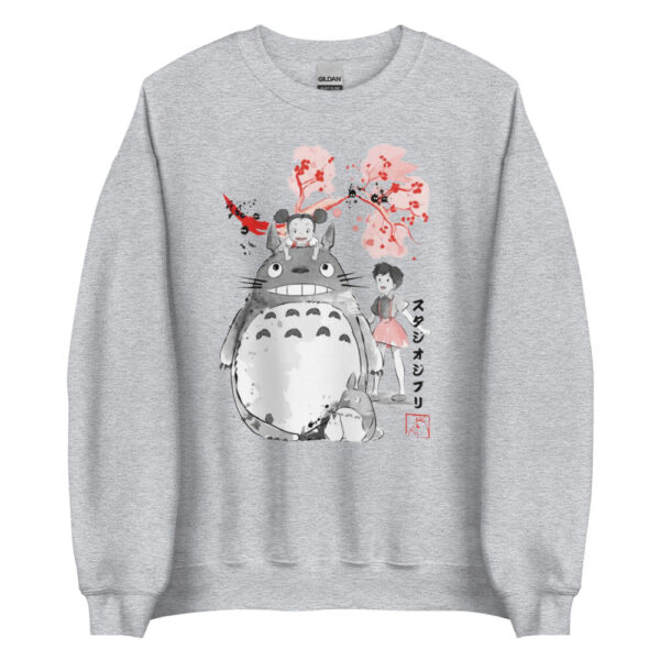 Totoro and Mei - Satsuki Sakura Flower Sweatshirt