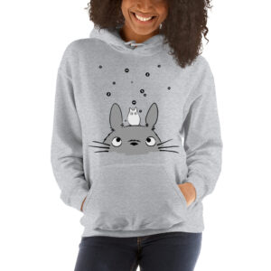 Totoro Face and Soot Sprites Hoodie