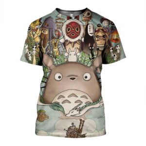 totoro-and-friends-3d-shirt