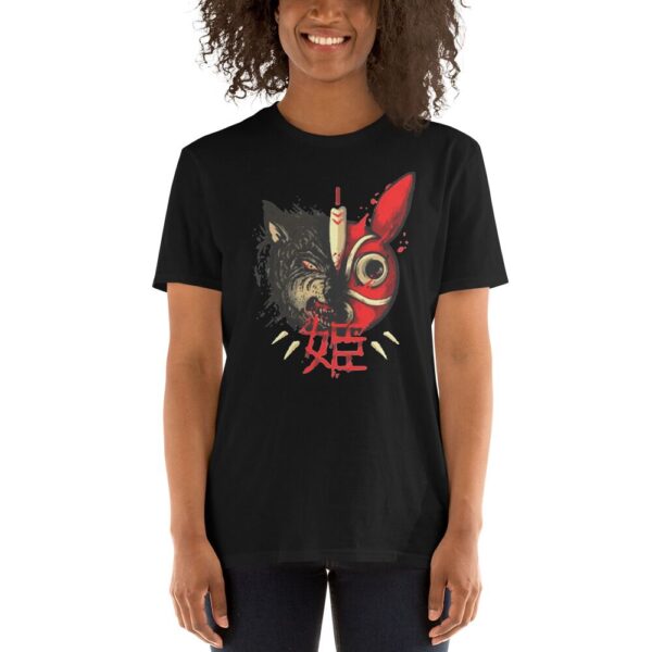 Princess Mononoke T-Shirt Mask X Wolf