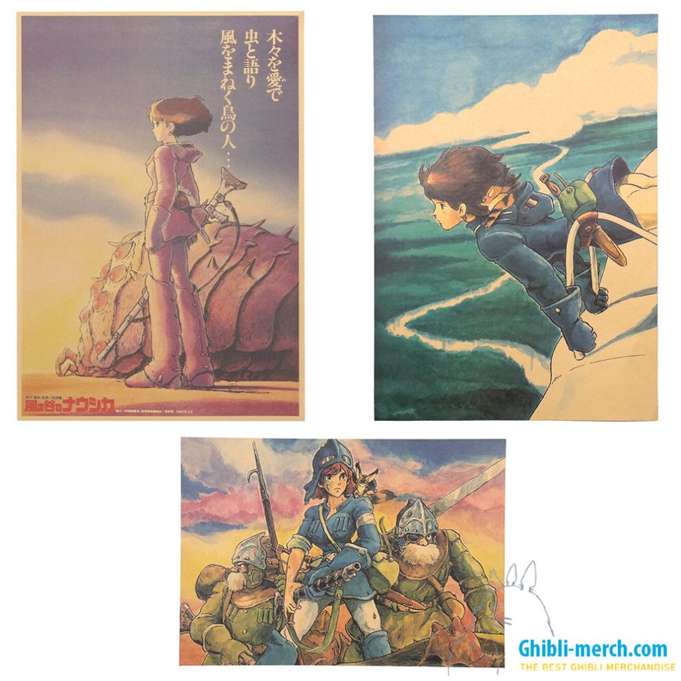Studio Ghibli Nausicaa Of The Valley Of The Wind Poster | Ghibli Merch ...