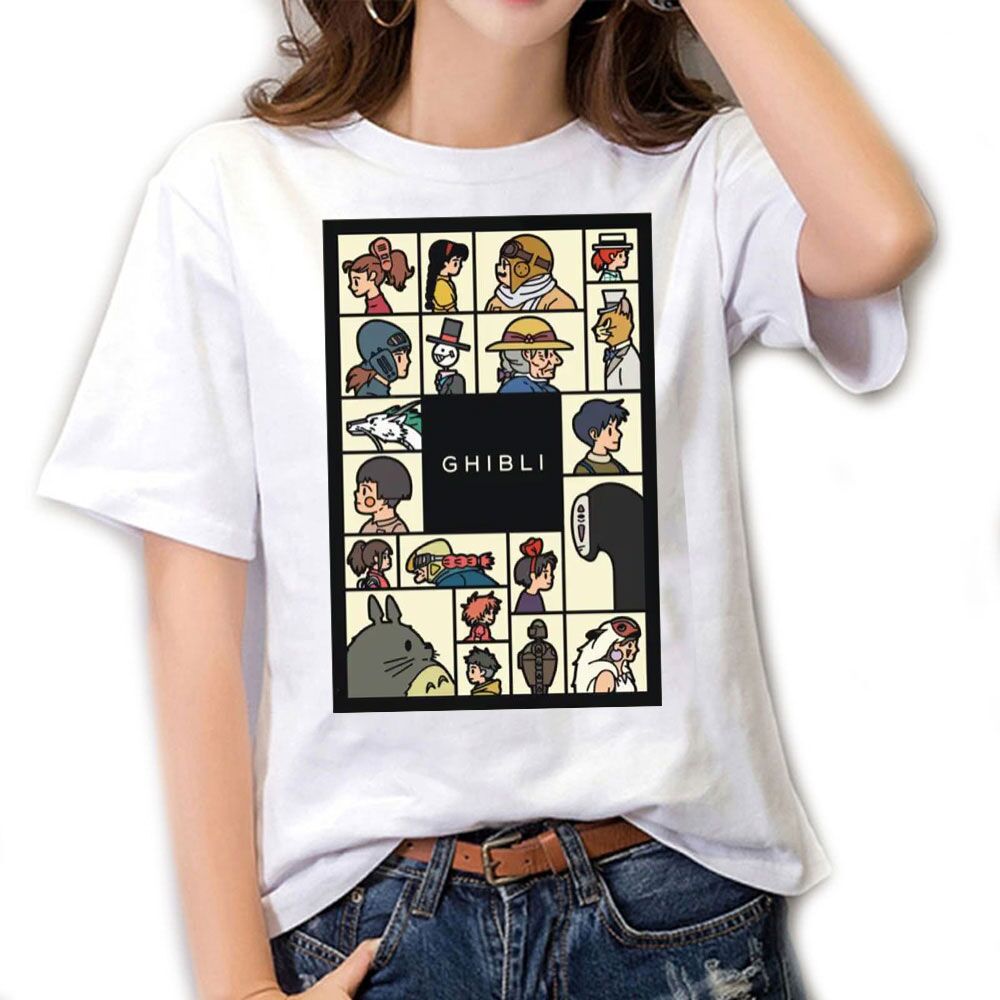 Compilation Characters of Studio Ghibli T shirt