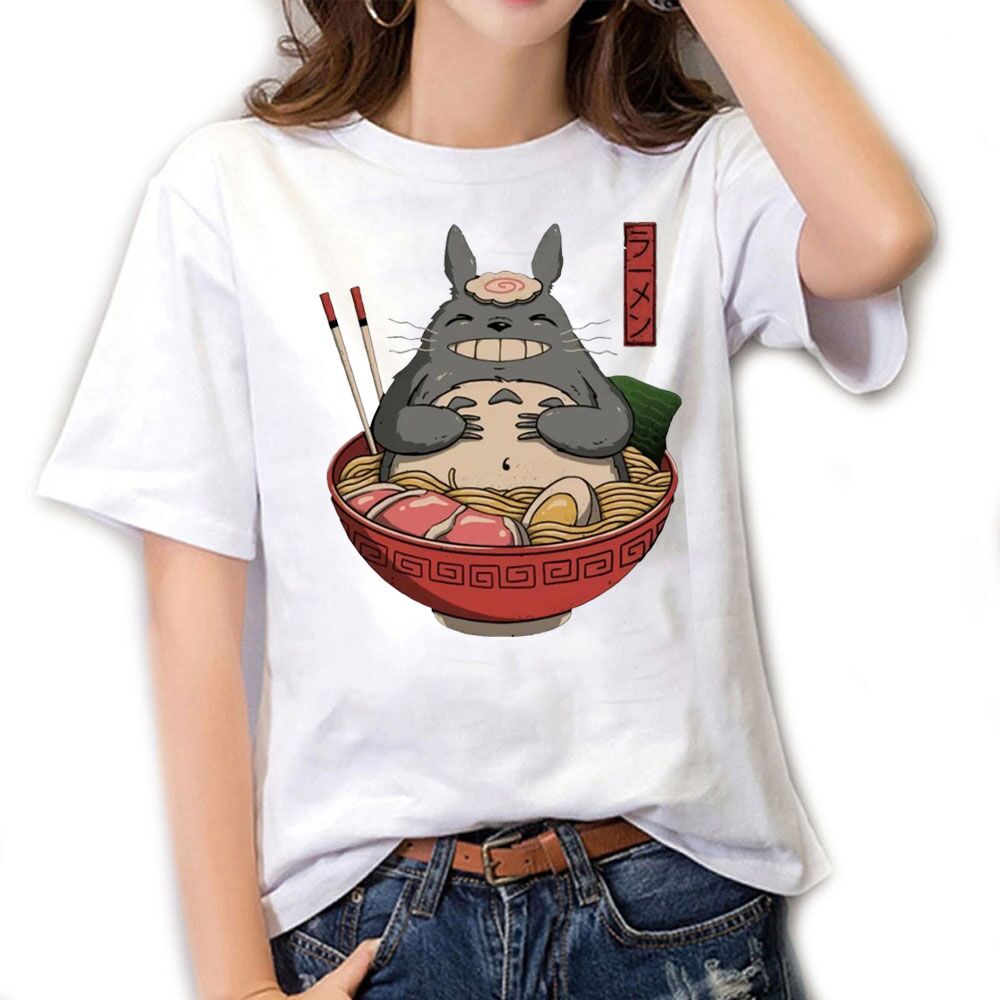 Totoro in the Ramen Bowl T-Shirt