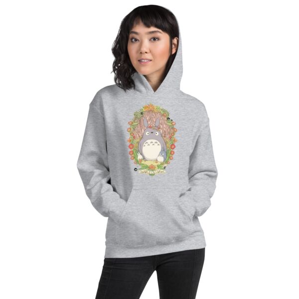 Totoro Family in Forest Hoodie
