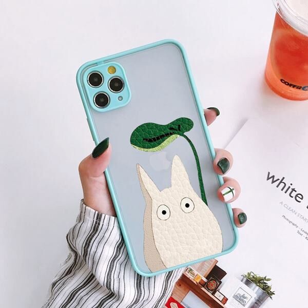 Anime Cute Totoro, Soot Sprites Iphone Case