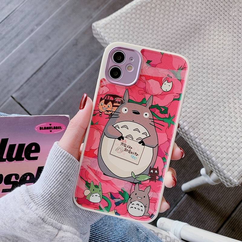 Anime Totoro , No Face Silicone Phone Case For iPhone Hot 2023