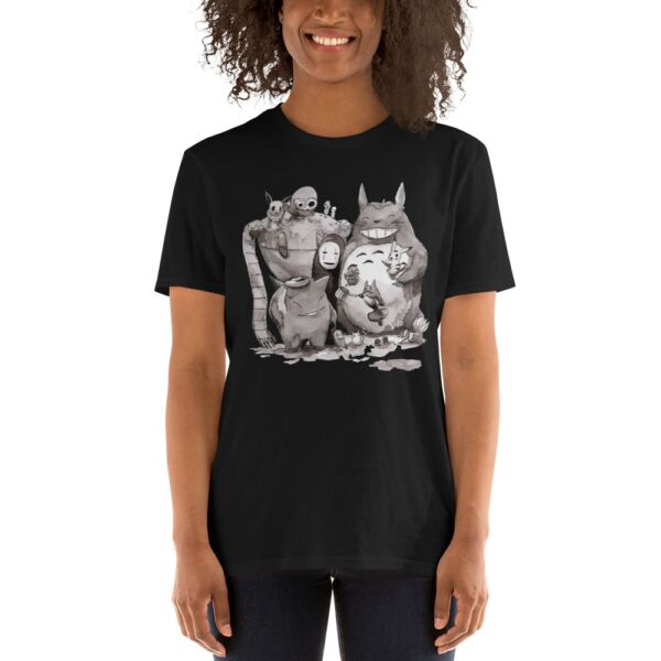 Totoro and Friends Pikachu Style Unisex T-Shirt