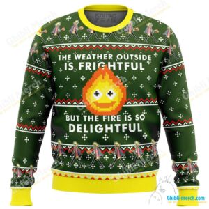 Ugly Christmas Sweater Calcifer