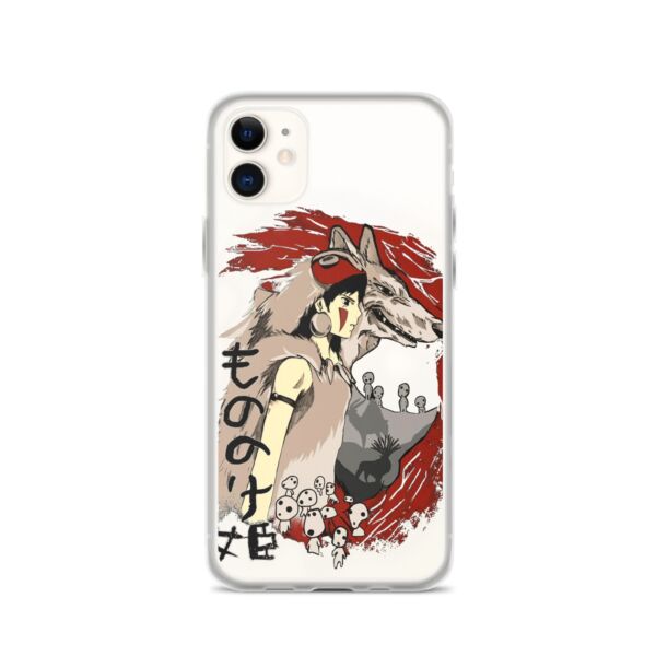 Mononoke and Wolf Angry iPhone Case