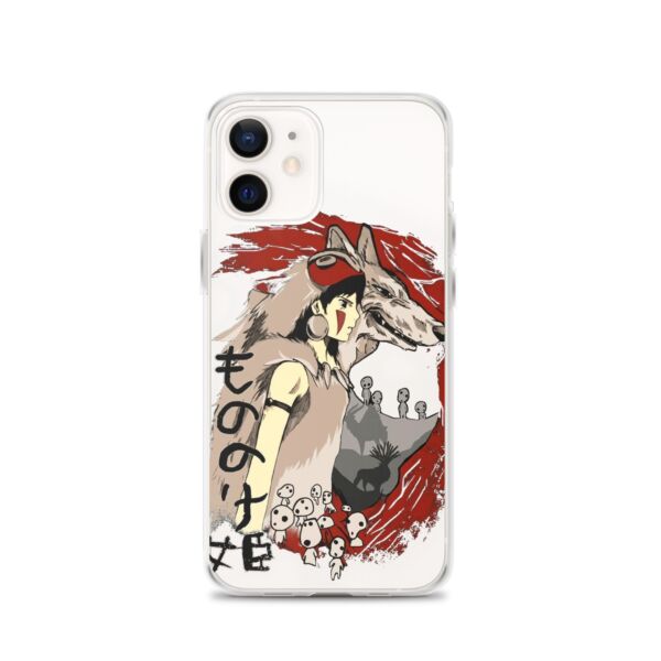 Mononoke and Wolf Angry iPhone Case