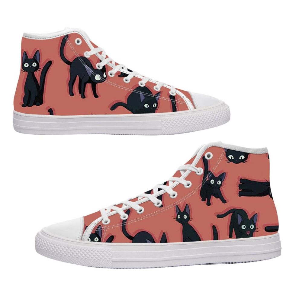 Kiki's Delivery Service Jiji Cat High Top Converse Shoes