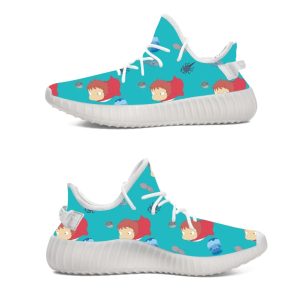 Ponyo In The Blue Yeezy Shoes