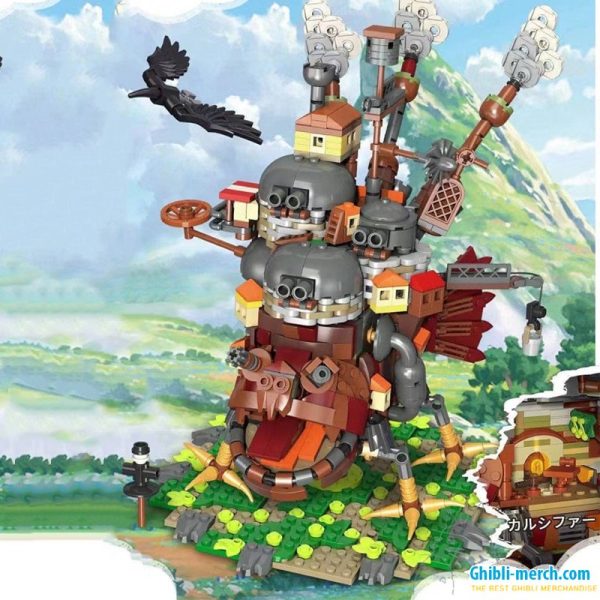 Howl's Moving Castle Figurine Toys Building Blocks