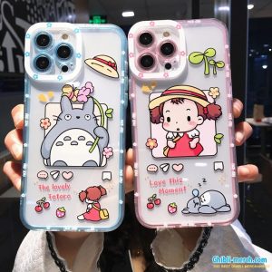 Mei and Totoro iPhone Case
