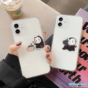 No Face and Apple Logo Phone Case