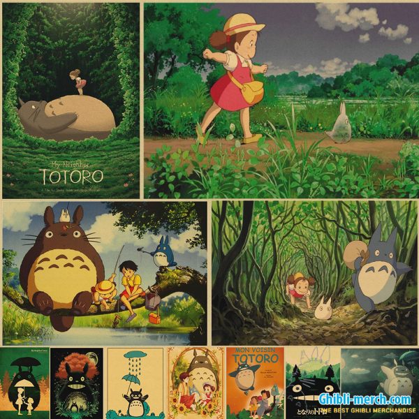 All Characters Mei My Neighbor Totoro Poster (14 Styles) | Studio