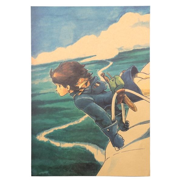thumbnail interactive-video image 1 of Nausicaä Of The Valley Of The Wind Studio Ghibli Movie Poster – Premium USA Made – PRM417 1 of 4