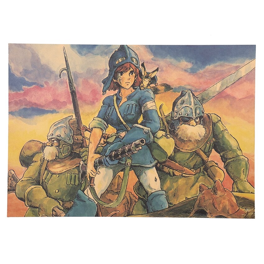 Nausicaa Of The Valley Of The Wind Japanese Poster Nausicaa Of The Valley Of The Wind Japanese Poster