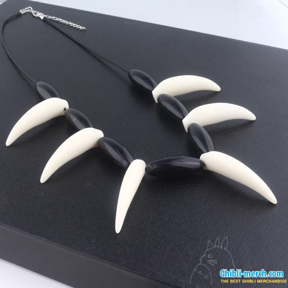 Moon Tooth Merch Necklace Teeth Princess Mononoke | Ghibli Merch Store