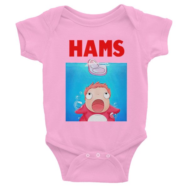 Ghibli Baby Onesie Ponyo Hams Infant Bodysuit