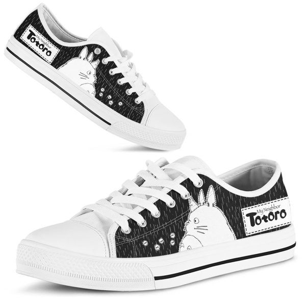 Totoro and Soot Sprites Shoes Canvas Low Top