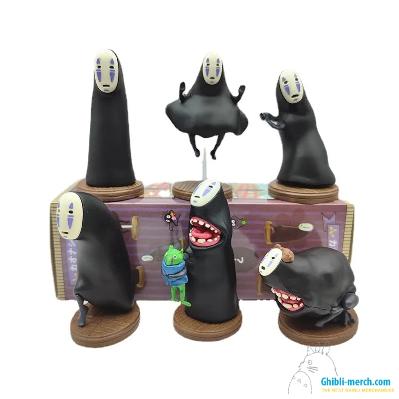 No Face Studio Ghibli Figures 6pcs Set