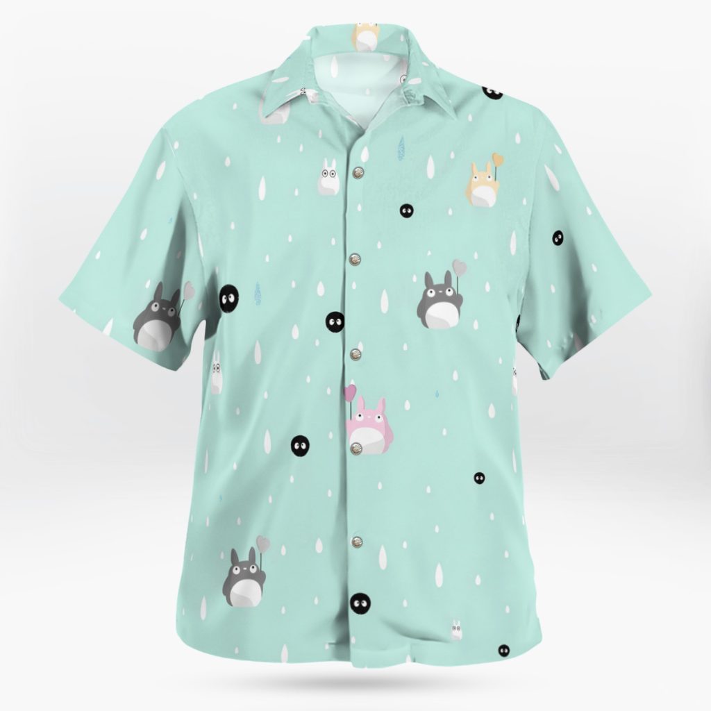 Spirited Away Soot Sprites Hawaiian Shirt S-4XL - Ghibli Merch Store ...